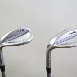 LEFTY Ping Glide SS 56*, 60* Black Dot Wedge Set Ping Graphite Shafts Stiff