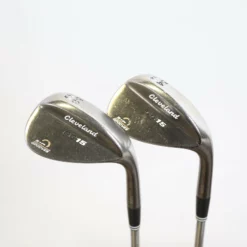 Cleveland CG15 Satin Chrome 54*, 58* Wedge Set RH Traction Steel Shafts Wedge