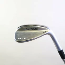 Cleveland RTX-4 Full Grind Tour Satin 56* Wedge RH 35 In Steel Shaft Stiff Flex