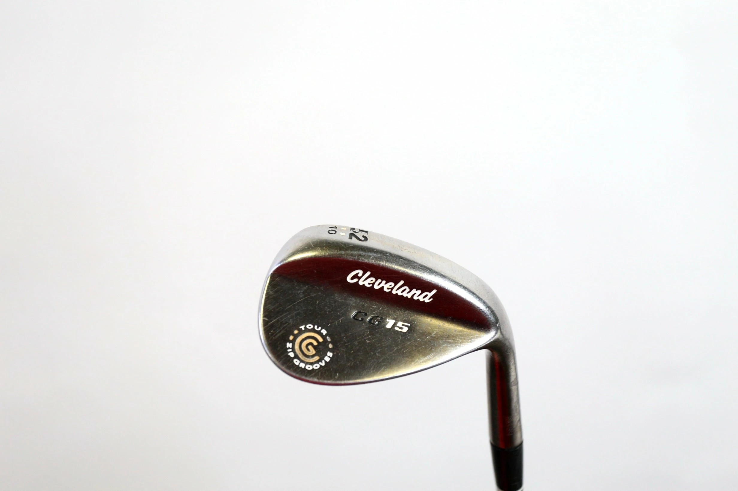 Cleveland CG15 Tour Zip Black Pearl 52* Wedge RH 35.5 In 10* Steel Wedge Flex 3 Cleveland CG15 Tour Zip Black Pearl 52* Wedge RH 35.5 In 10* Steel Wedge Flex