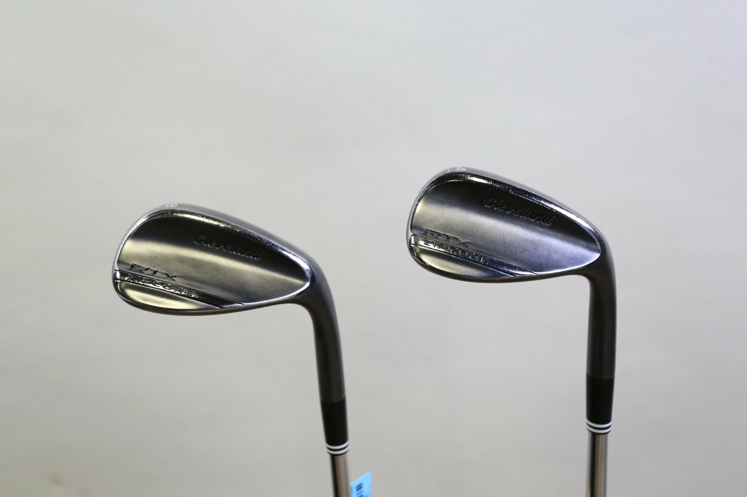 Cleveland RTX ZipCore Black Satin Full 54* & 58* Wedge Set RH Steel Shafts Stiff 3 Cleveland RTX ZipCore Black Satin Full 54* & 58* Wedge Set RH Steel Shafts Stiff