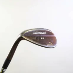 LEFTY Cleveland CG15 Black Pearl 52* Wedge 36 In KBS Tour Steel Shaft Stiff Flex