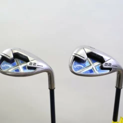 Callaway X-22 45*, 56* Wedge Set RH -0.75 In Graphite Shafts Ladies Flex