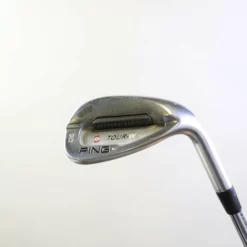 Ping Tour-W Brushed Silver 52* Wedge RH 35.5 In AWT Steel Shaft Stiff Flex