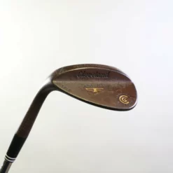 LEFTY Cleveland 588 Forged RTG 56* Wedge 8* Bounce 35 In Steel Shaft Stiff Flex