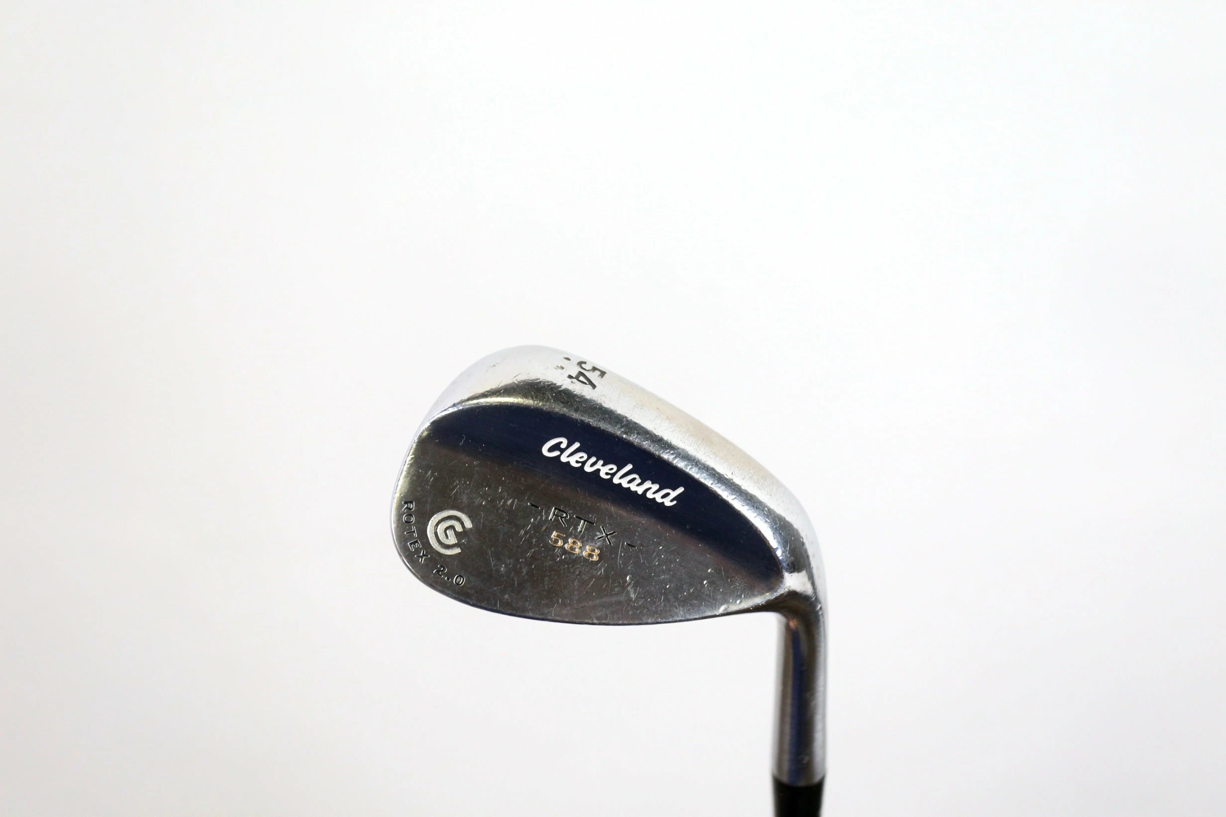 Cleveland 588 RTX 2.0 Blade Satin 54* Wedge 10* Bounce RH 35.25 In Steel Stiff 3 Cleveland 588 RTX 2.0 Blade Satin 54* Wedge 10* Bounce RH 35.25 In Steel Stiff