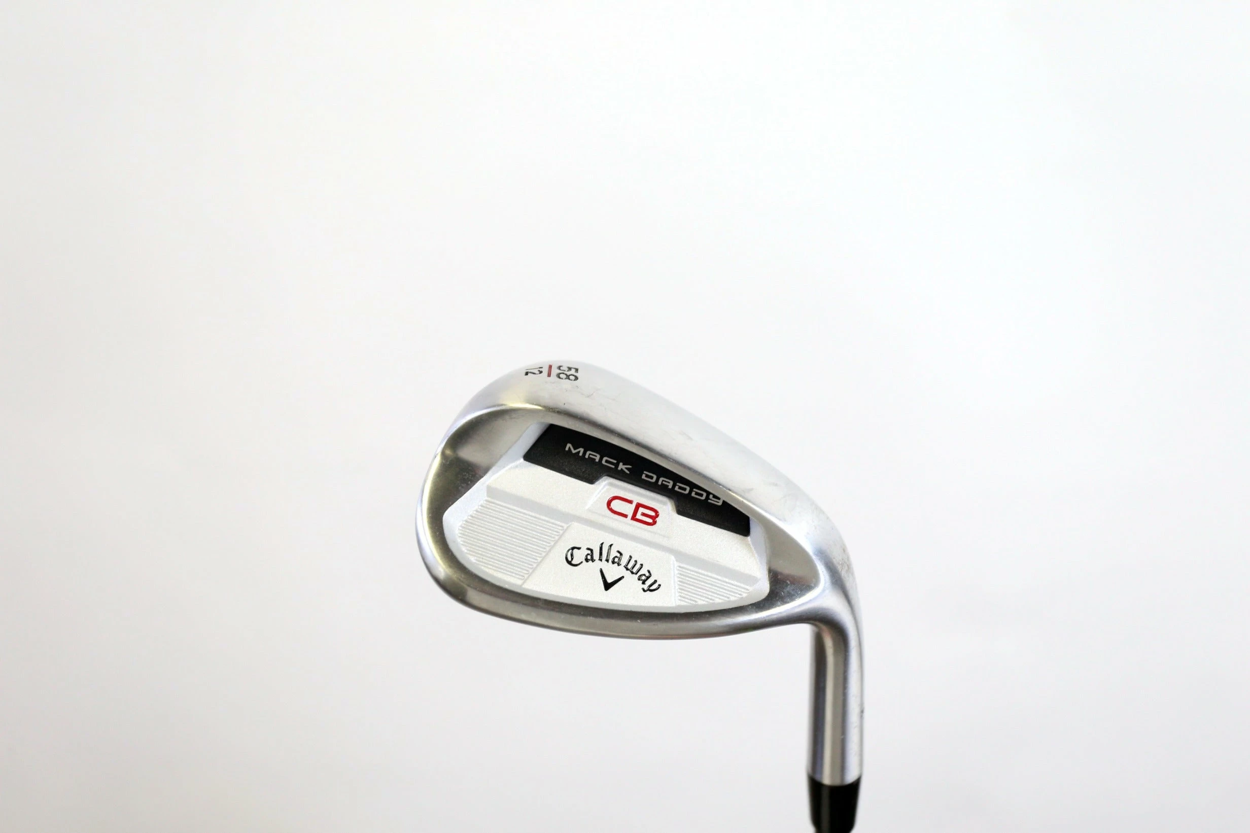 Callaway Mack Daddy CB 58* Wedge RH 12* Bounce 35 In KBS Graphite Shaft Stiff 3 Callaway Mack Daddy CB 58* Wedge RH 12* Bounce 35 In KBS Graphite Shaft Stiff