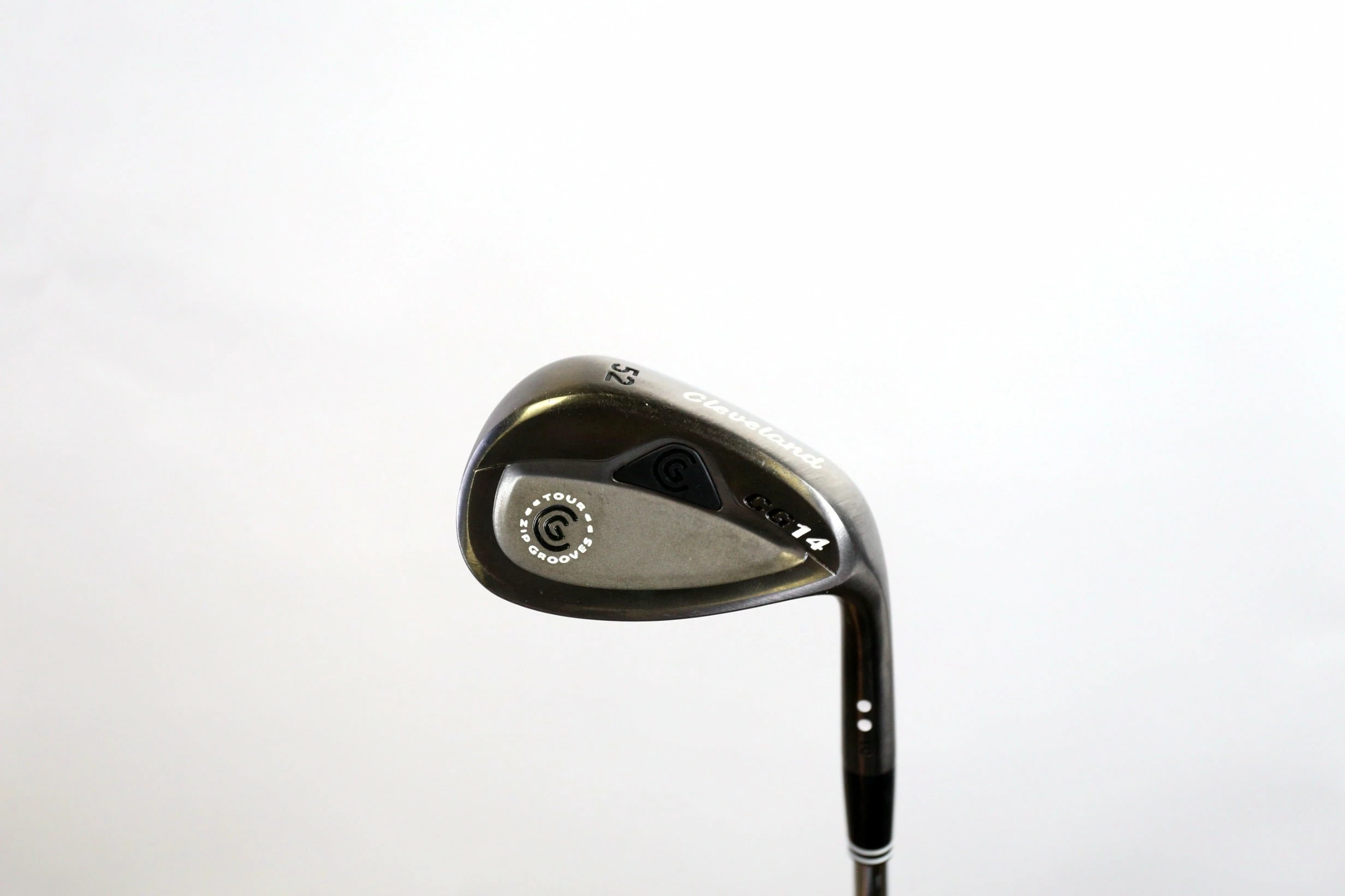 Cleveland CG14 Black Pearl Tour Zip 52* Wedge RH 35.75 In Steel Stiff Flex 3 Cleveland CG14 Black Pearl Tour Zip 52* Wedge RH 35.75 In Steel Stiff Flex